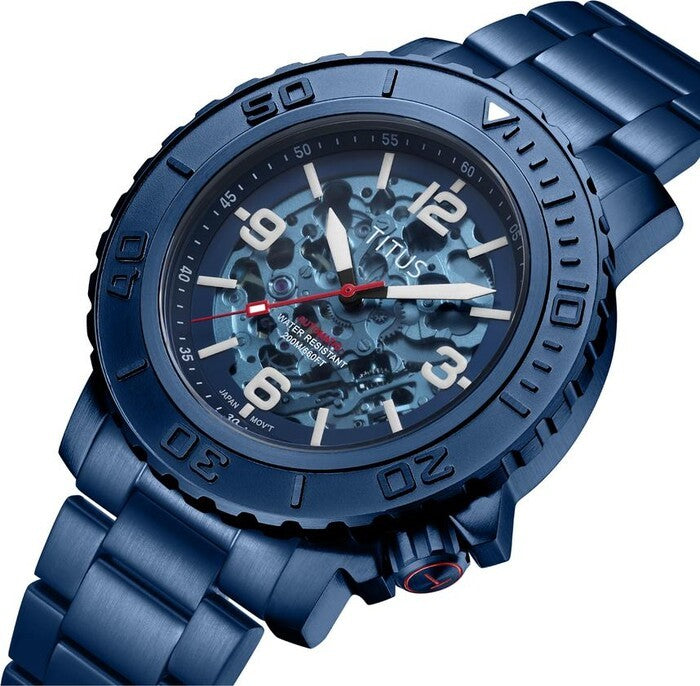 นาฬิกาผู้ชาย The Cape 3 เข็ม ระบบออโตเมติก สายสเตนเลสสตีล ขนาดตัวเรือน 46 มม. (W06-03279-008)