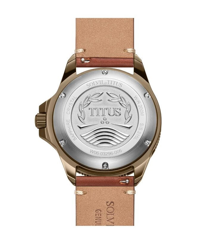นาฬิกาผู้ชาย Valor 3 เข็ม Skeleton ระบบออโตเมติก สายหนัง ขนาดตัวเรือน 43 มม. (W06-03296-006)