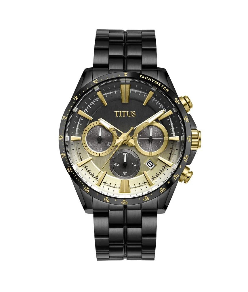 นาฬิกาผู้ชาย Saber โครโนกราฟ ระบบควอตซ์ สายสเตนเลสสตีล ขนาดตัวเรือน 44 มม. (W06-03337-022)