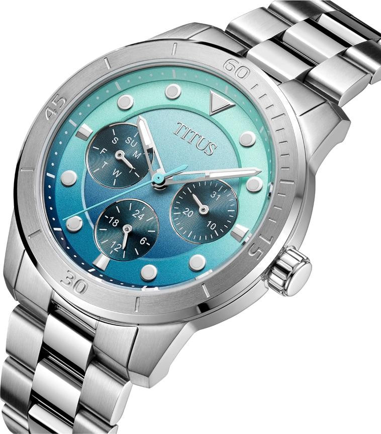 นาฬิกาผู้หญิง Aspira มัลติฟังก์ชัน ระบบควอตซ์ สายสเตนเลสสตีล ขนาดตัวเรือน 36 มม. (W06-03413-001)