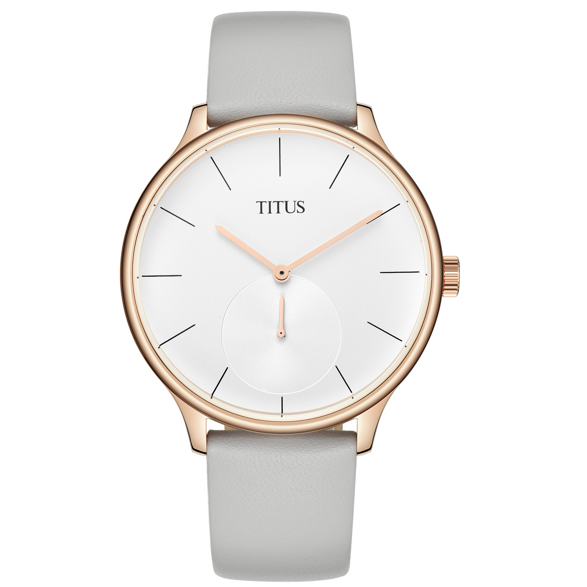 นาฬิกาผู้ชาย Interlude 3 เข็ม ระบบควอตซ์ สายหนัง ขนาดตัวเรือน 43 มม. (W06-03053-004)