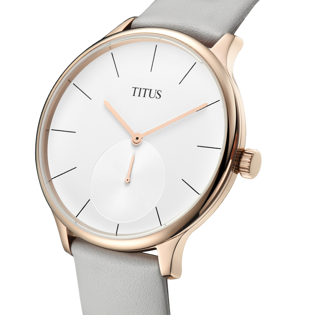 นาฬิกาผู้ชาย Interlude 3 เข็ม ระบบควอตซ์ สายหนัง ขนาดตัวเรือน 43 มม. (W06-03053-004)