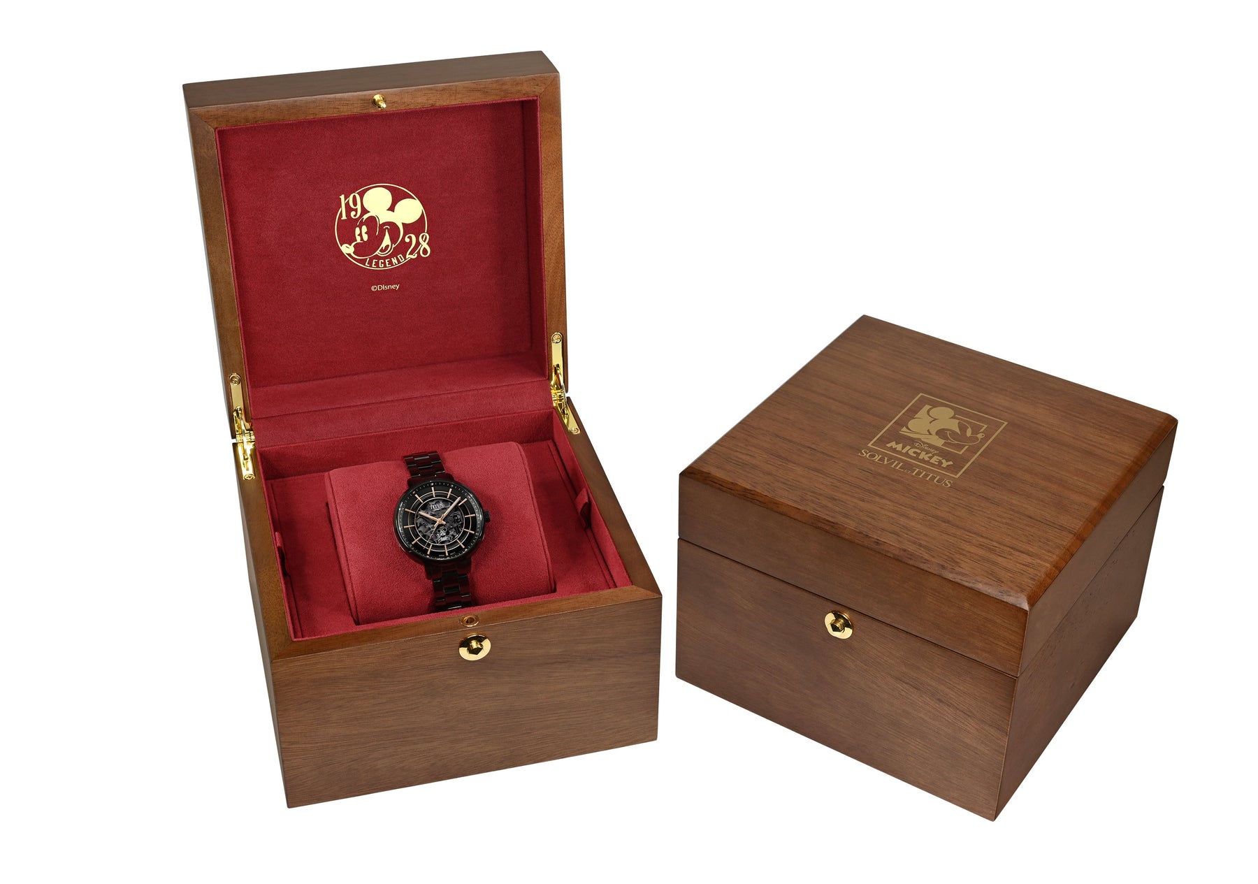 คอลเลกชัน Enlight “Mickey Mouse 95th Anniversary” นาฬิกาผู้หญิง ลิมิเตดอิดิชัน สีดำ 3 เข็ม ระบบออโตเมติก สายสแตนเลสสตีล ขนาดตัวเรือน 36 มม. (W06-03351-001)