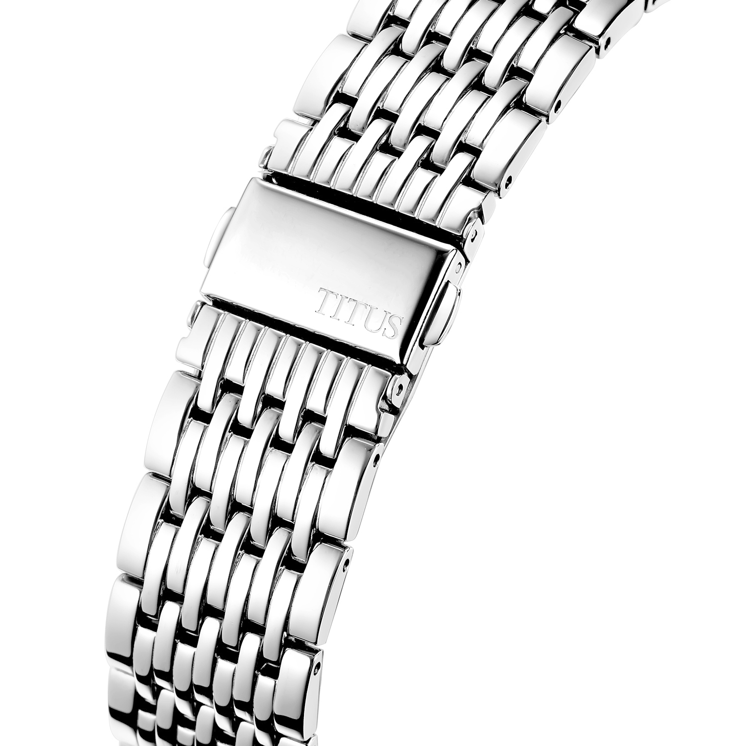 นาฬิกาผู้ชาย Interlude มัลติฟังก์ชัน ระบบควอตซ์ สายสแตนเลสสตีล ขนาดตัวเรือน 41 มม. (W06-02932-003)