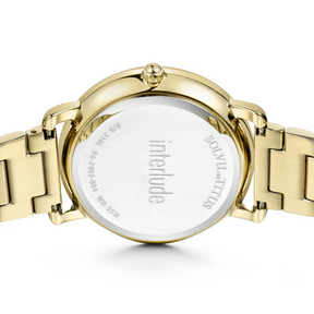 นาฬิกาผู้หญิง Interlude มัลติฟังก์ชัน ระบบควอตซ์ สายสแตนเลสสตีล ขนาดตัวเรือน 38 มม. (W06-02992-004)