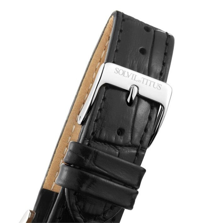 นาฬิกาผู้หญิง Classicist 3 เข็ม วันที่ ระบบควอตซ์ สายหนัง (W06-03045-004)