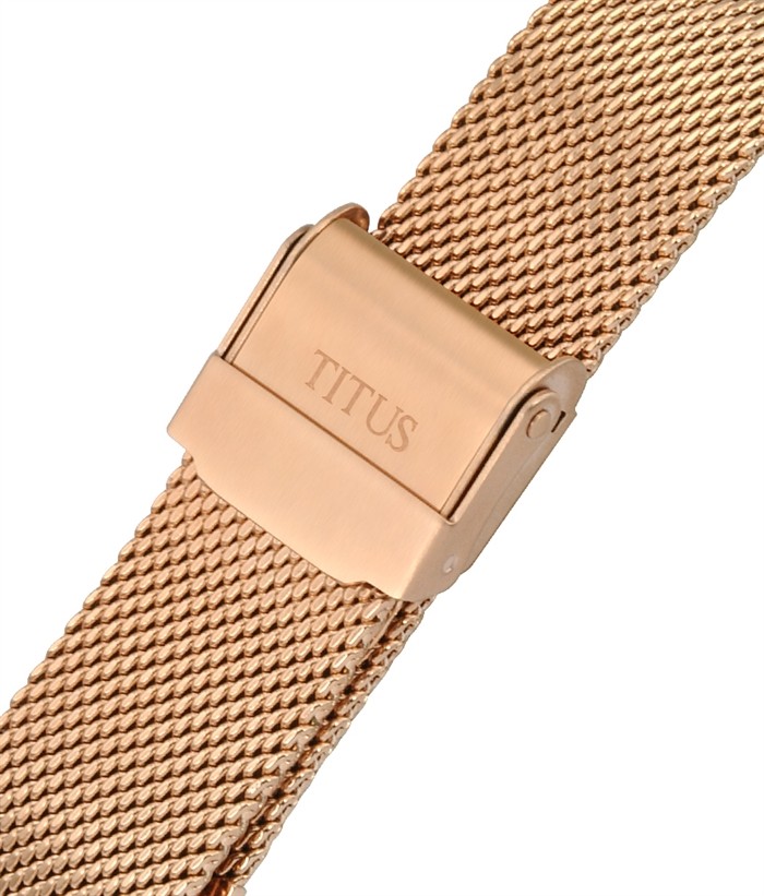 [Online Exclusive] นาฬิกาผู้หญิง Fashionista มัลติฟังก์ชัน ระบบควอตซ์ สายถักสแตนเลสสตีล ขนาดตัวเรือน 37 มม. (W06-03071-007)