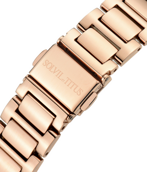 นาฬิกาผู้หญิง Fashionista มัลติฟังก์ชัน ระบบควอตซ์ สายสแตนเลสสตีล ขนาดตัวเรือน 37 มม. (W06-03074-003)
