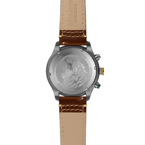นาฬิกาผู้ชาย Saber ระบบควอตซ์ โครโนกราฟ สายหนัง (W06-03082-038)