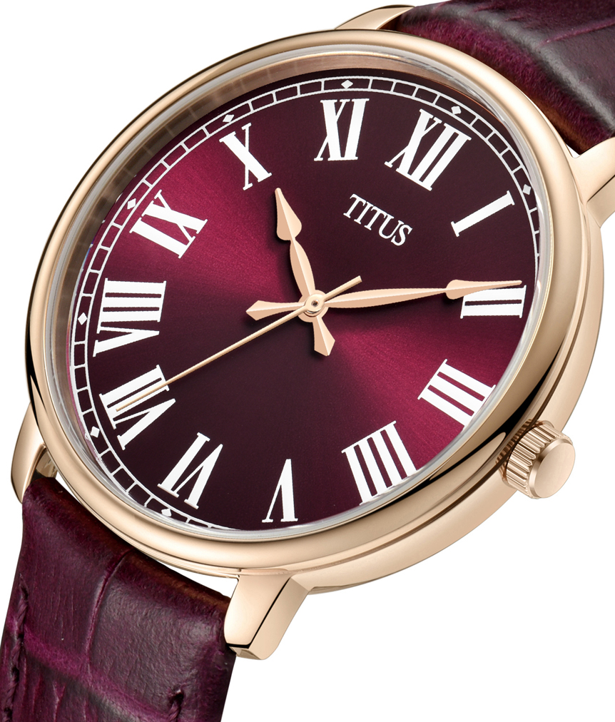 นาฬิกาผู้หญิง Zeitgeist 3 เข็ม ระบบควอตซ์ สายหนัง ขนาดตัวเรือน 38 มม. (W06-03130-006)