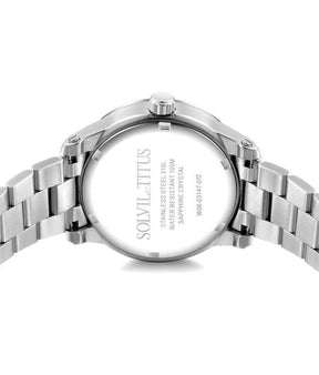 นาฬิกาผู้หญิง Aspira มัลติฟังก์ชัน ระบบควอตซ์ สแตนเลสสตีล ขนาดตัวเรือน 36 มม. (W06-03147-012)