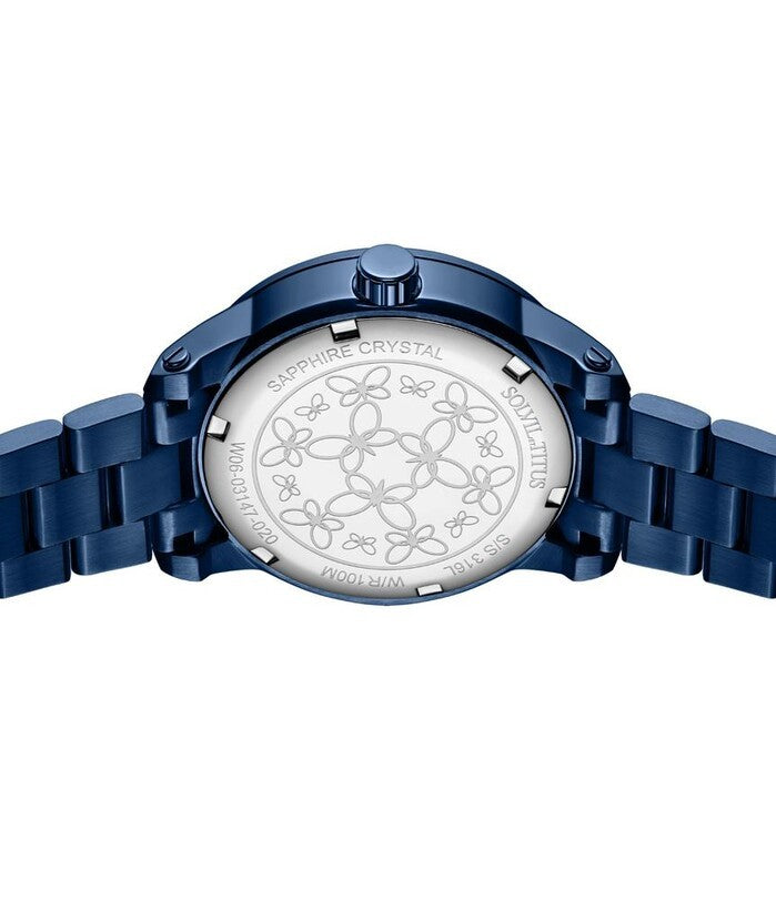นาฬิกาผู้หญิง Aspira มัลติฟังก์ชัน ระบบควอตซ์ สายสแตนเลสสตีล ขนาดตัวเรือน 36 มม. (W06-03147-020)