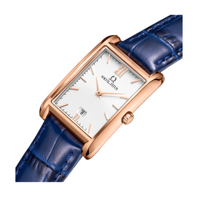 นาฬิกาผู้หญิง Classicist 2 เข็ม วันที่ ระบบควอตซ์ สายหนัง ขนาดตัวเรือน 24 x 35.5 มม. (W06-03179-007)