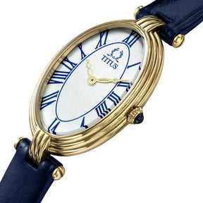 นาฬิกาผู้หญิง Once 2 เข็ม ระบบควอตซ์ สายหนัง ขนาดตัวเรือน 22 มม. (W06-03207-015)