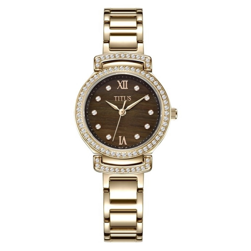 นาฬิกาผู้หญิง Fair Lady 3 เข็ม ระบบควอตซ์ สายสแตนเลสสตีล ขนาดตัวเรือน 28 มม. (W06-03215-002)