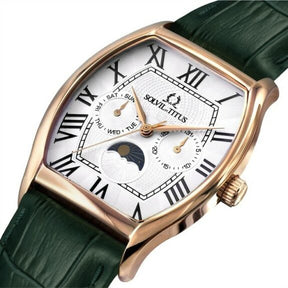 นาฬิกาผู้ชาย Barista มัลติฟังก์ชัน ระบบควอตซ์ สายหนัง ขนาดตัวเรือน 37 มม. (W06-03219-006)