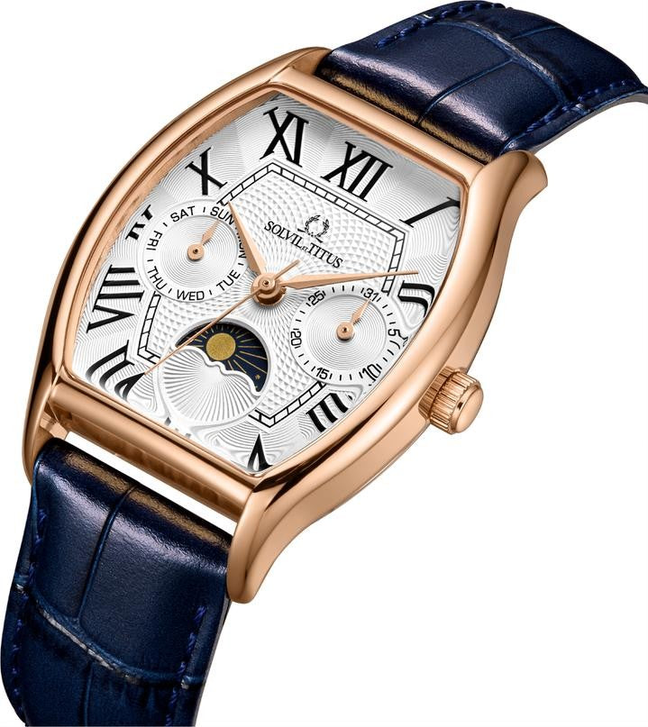 นาฬิกาผู้หญิง Barista มัลติฟังก์ชัน ระบบควอตซ์ สายหนัง ขนาดตัวเรือน 31 มม. (W06-03220-010)