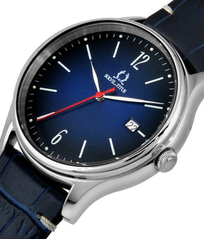 นาฬิกาผู้ชาย Classicist 3 เข็ม วันที่ ระบบควอตซ์ สายหนัง ขนาดตัวเรือน 40 มม. (W06-03252-002)