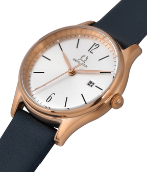 นาฬิกาผู้หญิง Classicist 3 เข็ม วันที่ ระบบควอตซ์ สายหนัง ขนาดตัวเรือน 30 มม. (W06-03253-004)