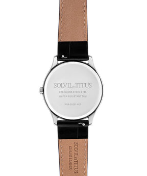 นาฬิกาผู้หญิง Classicist มัลติฟังก์ชัน ระบบควอตซ์ สายหนัง ขนาดตัวเรือน 36 มม. (W06-03257-001)