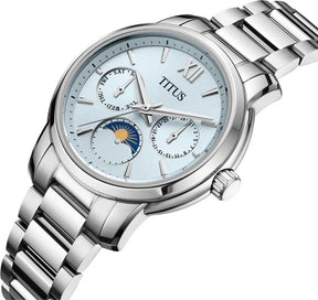 นาฬิกาผู้หญิง Devot มัลติฟังก์ชัน ระบบควอตซ์ สายสแตนเสลสตีล ขนาดตัวเรือน 34.5 มม. (W06-03262-007)