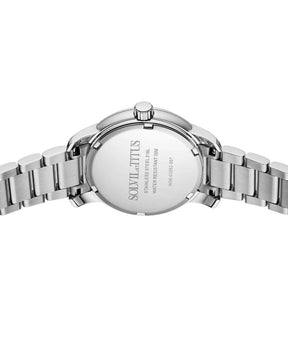 นาฬิกาผู้หญิง Devot มัลติฟังก์ชัน ระบบควอตซ์ สายสแตนเสลสตีล ขนาดตัวเรือน 34.5 มม. (W06-03262-007)