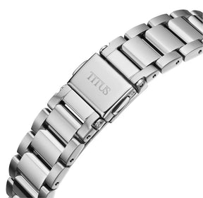 นาฬิกาผู้หญิง Devot มัลติฟังก์ชัน ระบบควอตซ์ สายสแตนเสลสตีล ขนาดตัวเรือน 34.5 มม. (W06-03262-008)