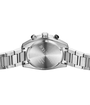นาฬิกาผู้ชาย Modernist โครโนกราฟ ระบบควอตซ์ สายสแตนเลสสตีล ขนาดตัวเรือน 44 มม. (W06-03265-001)