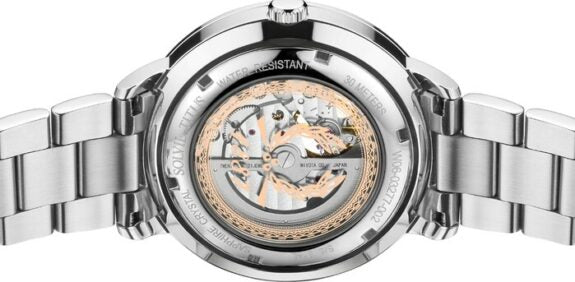 นาฬิกาผู้ชาย Enlight 3 เข็ม ระบบออโตเมติก สายสแตนเลสสตีล ขนาดตัวเรือน 42 มม. (W06-03277-002)
