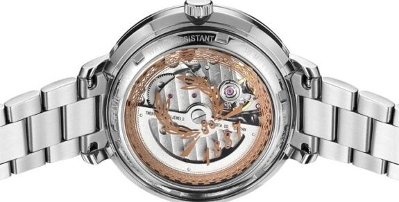 นาฬิกาผู้หญิง Enlight 3 เข็ม ระบบออโตเมติก สายสแตนเลสสตีล ขนาดตัวเรือน 36 มม. (W06-03278-002)