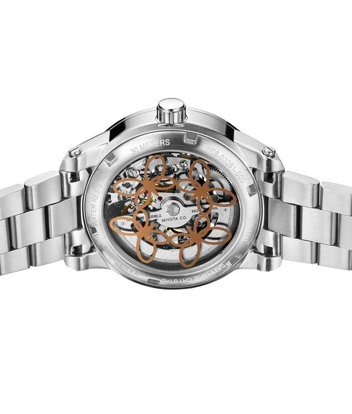 นาฬิกาผู้หญิง Aspira 3 เข็ม ระบบออโตเมติก สายสแตนเลสสตีล ขนาดตัวเรือน 36 มม. (W06-03281-005)