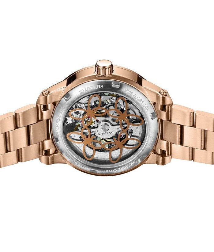 นาฬิกาผู้หญิง Aspira 3 เข็ม ระบบออโตเมติก สายสแตนเลสสตีล ขนาดตัวเรือน 36 มม. (W06-03281-006)