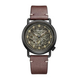 นาฬิกาผู้ชาย Exquisite 3 เข็ม ระบบออโตเมติก สายหนัง ขนาดตัวเรือน 40 มม. (W06-03299-004)