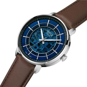 นาฬิกาผู้ชาย Enlight 3 เข็ม ระบบออโตเมติก สายหนัง ขนาดตัวเรือน 42 มม. (W06-03305-004)