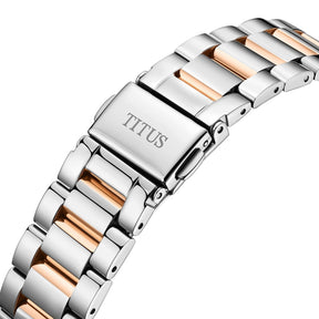 นาฬิกาผู้หญิง Enlight 3 เข็ม ระบบออโตเมติก สายสแตนเลสสตีล ขนาดตัวเรือน 36 มม. (W06-03306-002)
