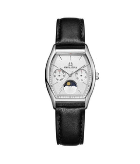 นาฬิกาผู้หญิง Barista มัลติฟังก์ชัน กลางวัน-กลางคืน ระบบควอตซ์ สายหนัง ขนาดตัวเรือน 31 มม. (W06-03324-001)