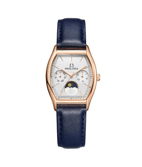 นาฬิกาผู้หญิง Barista มัลติฟังก์ชัน กลางวัน-กลางคืน ระบบควอตซ์ สายหนัง ขนาดตัวเรือน 31 มม. (W06-03324-003)