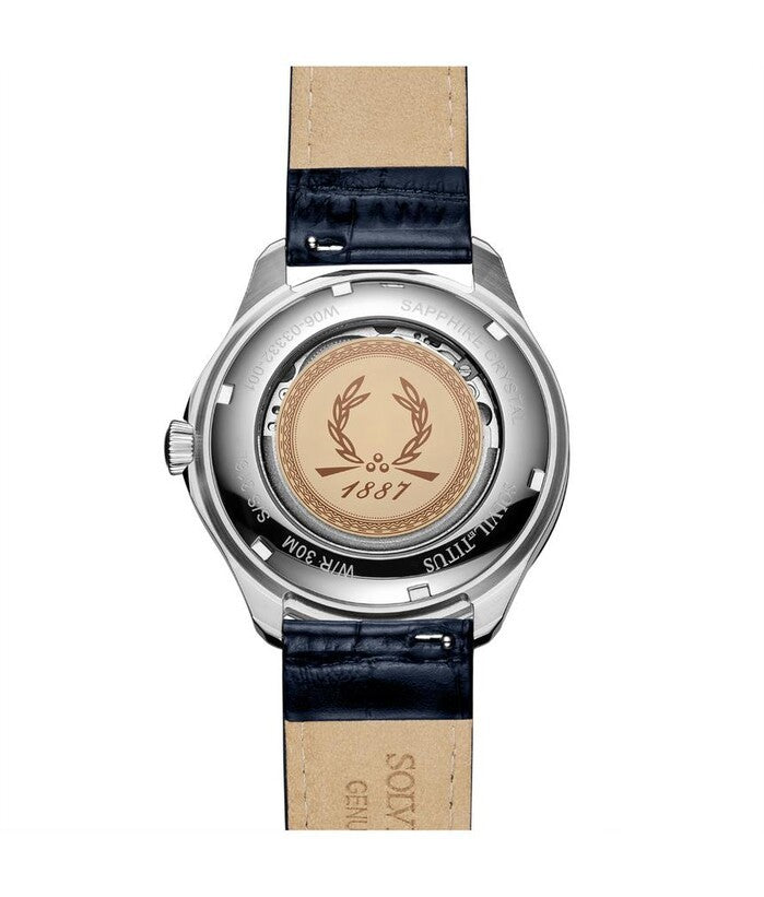 นาฬิกาผู้ชาย Exquisite มัลติฟังก์ชัน ระบบออโตเมติก สายหนัง ขนาดตัวเรือน 41 มม. (W06-03332-001)