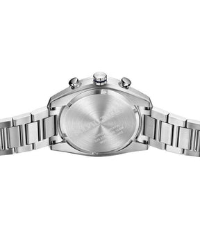 นาฬิกาผู้ชาย Modernist โครโนกราฟ ระบบควอตซ์ สายสแตนเลสสตีล ขนาดตัวเรือน 45 มม. (W06-03338-005)