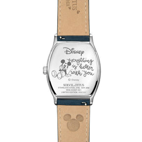 [พร้อมส่ง] Solvil et Titus x "Mickey Mouse" Valentine's Day Limited Edition นาฬิกาผู้ชาย มัลติฟังก์ชัน ระบบควอตซ์ สายหนัง ขนาดตัวเรือน 37 มม. (W06-03357-001)