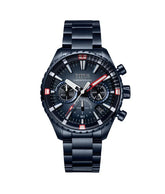 นาฬิกาผู้ชาย Saber โครโนกราฟ ระบบควอตซ์ สายสเตนเลสสตีล ขนาดตัวเรือน 42 มม. (W06-03364-003)