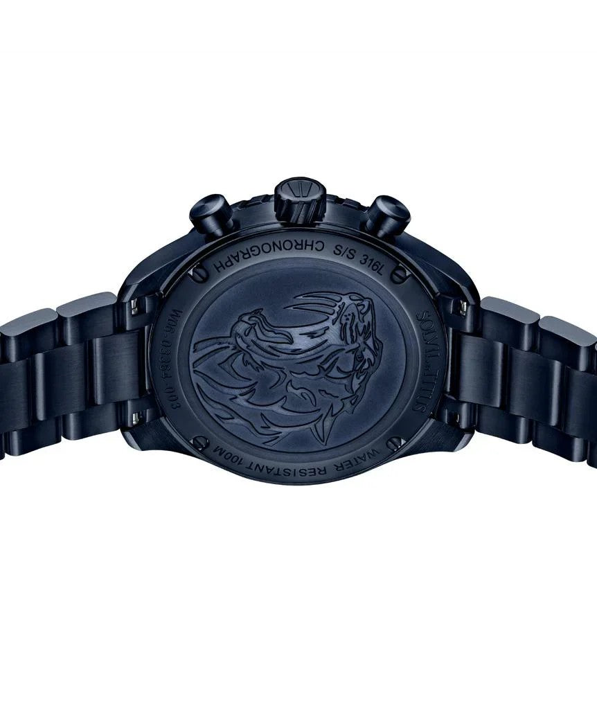 นาฬิกาผู้ชาย Saber โครโนกราฟ ระบบควอตซ์ สายสเตนเลสสตีล ขนาดตัวเรือน 42 มม. (W06-03364-003)