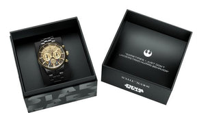 [พร้อมส่ง] Solvil et Titus x Star Wars "C-3PO" Limited Edition นาฬิกาโครโนกราฟ ระบบควอตซ์ สายสเตนเลสสตีล ขนาดตัวเรือน 44.2 มม. (W06-03365-004)