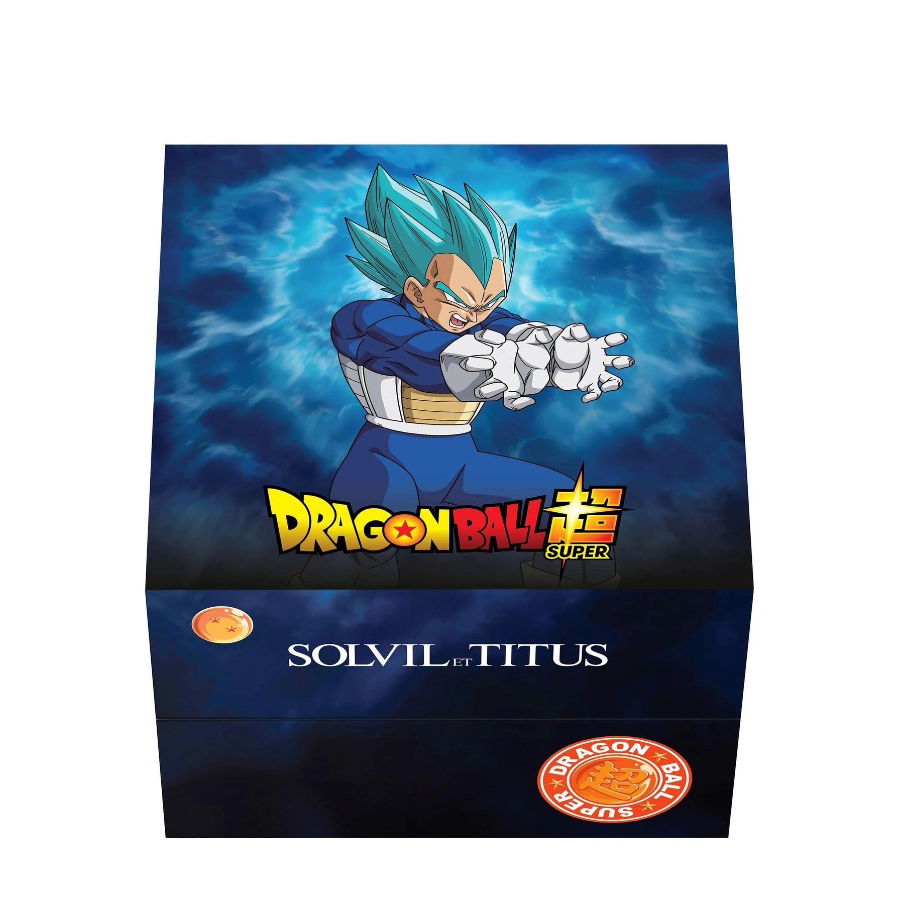 [Pre-Order] นาฬิกาผู้ชาย Dragon Ball Super Saber Collection “Super Saiyan Blue Vegeta” รุ่น Limited Edition นาฬิกาจับเวลาแบบโครโนกราฟ สายสเตนเลสสตีล ขนาดตัวเรือน 42.5 มม. (W06-03392-003)