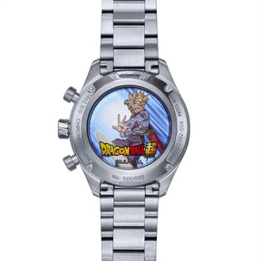 [Pre-Order] นาฬิกาผู้ชาย Dragon Ball Super Saber Collection “Trunks” รุ่น Limited Edition นาฬิกาจับเวลาแบบโครโนกราฟ สายสเตนเลสสตีล ขนาดตัวเรือน 42.5 มม. (W06-03392-004)