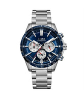 นาฬิกาผู้ชาย Saber โครโนกราฟ ระบบควอตซ์ สายสเตนเลสสตีล ขนาดตัวเรือน 42.2 มม. (W06-03401-003)