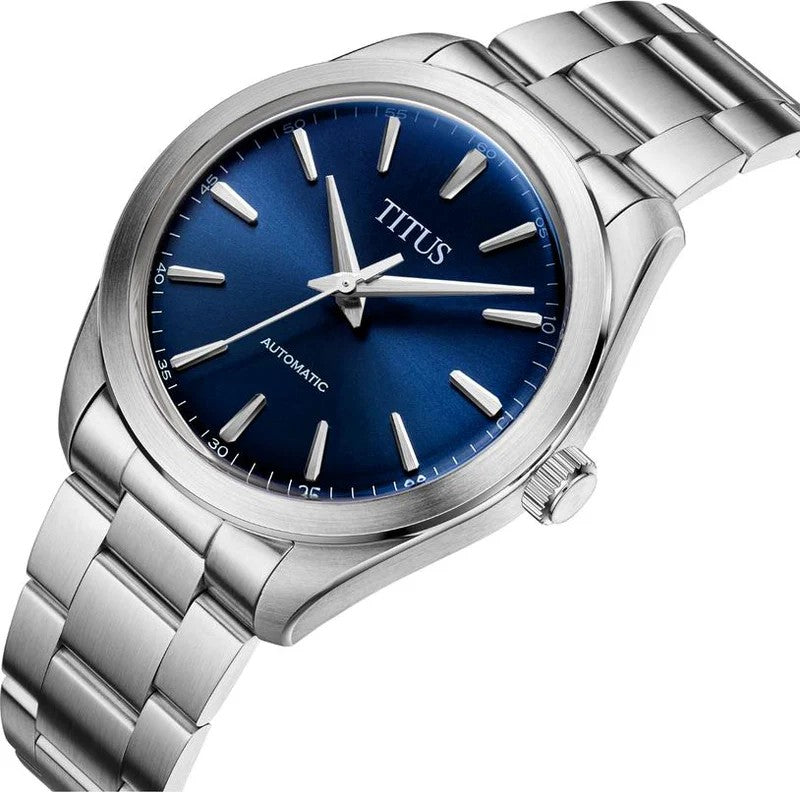 นาฬิกาผู้ชาย Cervus 3 เข็ม ระบบออโตเมติก สายสเตนเลสสตีล ขนาดตัวเรือน 39 มม. (W06-03403-003)