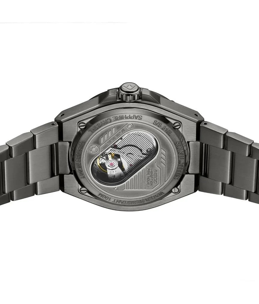 นาฬิกาผู้ชาย Voyager มัลติฟังก์ชัน ระบบออโตเมติก สายสเตนเลสสตีล ขนาดตัวเรือน 44 มม. (W06-03410-002)