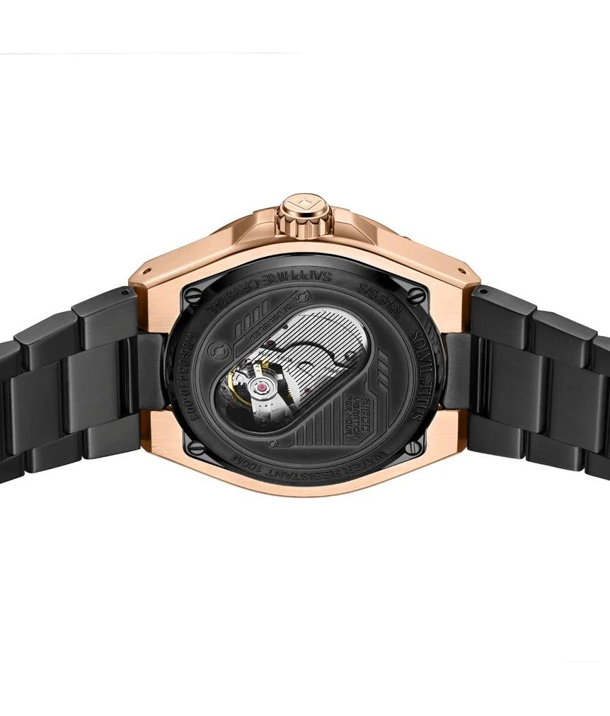 นาฬิกาผู้ชาย Voyager มัลติฟังก์ชัน ระบบออโตเมติก สายสเตนเลสสตีล ขนาดตัวเรือน 44 มม. (W06-03410-003)