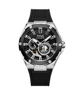 นาฬิกาผู้ชาย Voyager มัลติฟังก์ชัน ระบบออโตเมติก สายซิลิโคน ขนาดตัวเรือน 44 มม. (W06-03410-004)